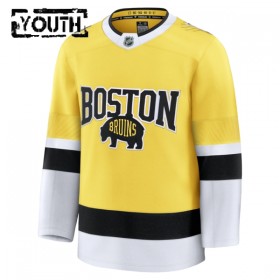 Lasten NHL Boston Bruins Pelipaita Custom 2025-26 Fanatics NHL Stadium Series Premium Gold